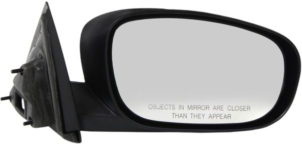 Power Mirror for Dodge Charger 2006-2010, Chrysler 300 2007-2010, Right (Passenger), Non-Folding, Non-Heated, Textured, Angle Shape Base Plate, Replacement