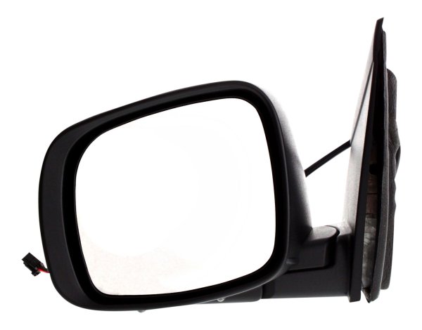 Power Mirror for Dodge Grand Caravan 2008-2019/Chrysler Town & Country 2008-2016, Left (Driver), Manual Folding, Heated, Paintable/Textured, with 2 Caps, Replacement