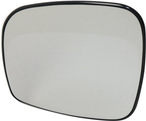 Mirror Glass for 2008-2010 Dodge Grand Caravan/Chrysler Town and Country, Left (Driver), Non-Heated, with Backing Plate, Replacement