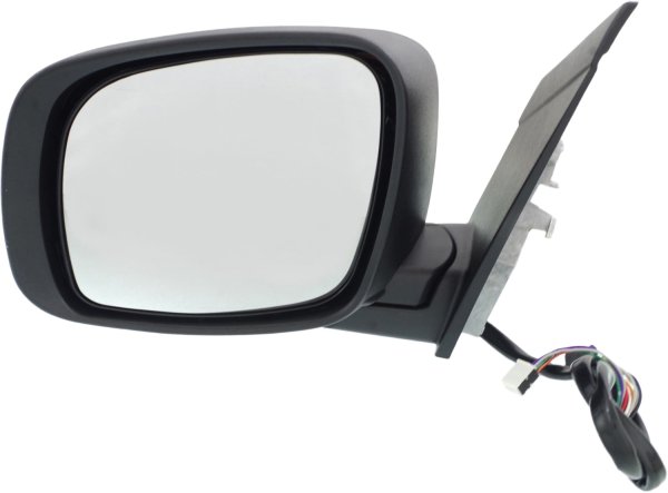 Power Mirror for Dodge Grand Caravan 2008-2019, Chrysler Town & Country 2008-2016 Left (Driver), Chrome, Power Folding, Heated, with Memory and Signal Light, Replacement