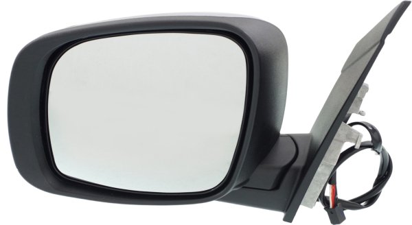Power Mirror for Dodge Grand Caravan/Chrysler Town & Country 2008-2010, Left (Driver), Manual Folding, Heated, Chrome, with Signal Light, Replacement