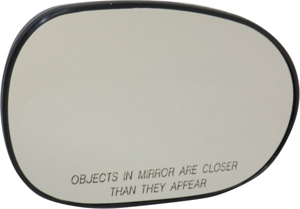 Mirror Glass for 2001-2003 PT Cruiser, 2001-2006 Sebring/Stratus, Right (Passenger), Non-Heated, Sedan, w/ Backing Plate, Replacement