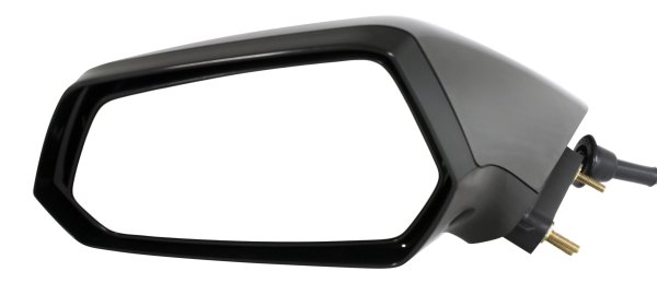 Power Mirror for Chevrolet Camaro 2010-2015, Left (Driver), Manual Folding, Non-Heated, Paintable, Without Auto Dimming, Replacement