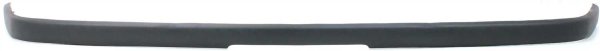 Front Bumper Molding for Chevrolet S10 Pickup 1998-2004, LS Model, Durable Plastic, Black, Replacement