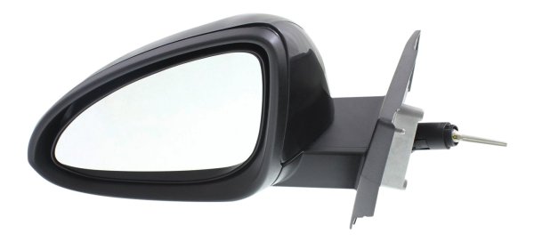 Manual Remote Mirror for Chevrolet Spark 2013-2015, Left (Driver), Manual Folding, Non-Heated, Paintable, Replacement