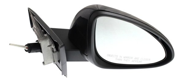 Manual Remote Mirror for Chevrolet Spark 2013-2015, Right (Passenger) Side, Manual Folding, Non-Heated, Paintable, Replacement