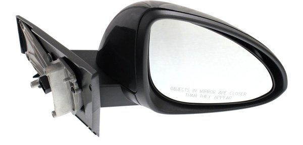 Power Mirror for Chevrolet Spark 2013-2015, Right (Passenger) Side, Manual Folding, Non-Heated, Paintable, Replacement