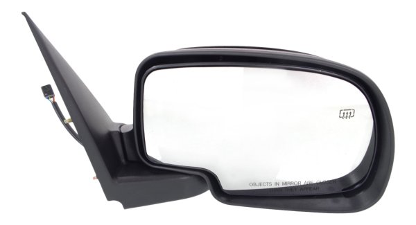 Mirror Right (Passenger) for Chevrolet Silverado/GMC Sierra 1999-2002, Non-Towing, Power Adjusted, Manual Folding, Heated, Paintable, Replacement