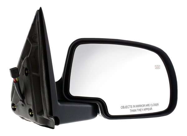 Mirror for Chevrolet Silverado/GMC Sierra 1999-2006 & 2007 Classic, Right (Passenger), Non-Towing, Power Control, Manual Folding, Heated, Paintable, w/o Memory, with Puddle and Signal Light, Replacement