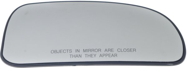 Mirror Glass for Buick Rainier (2004-2007) and Oldsmobile Bravada (2002-2004), Right (Passenger), Non-Heated, without Signal and Blind Spot Detection, with Backing Plate, Replacement