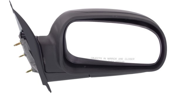 Manual Adjust, Manual Folding Mirror for Chevrolet Trailblazer 2002-2009, Right (Passenger), Non-Heated, Textured, Replacement