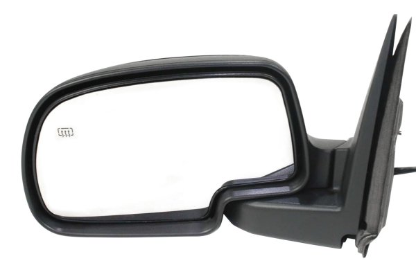Mirror for Silverado/Sierra 2003-2007, Left (Driver), Non-Towing, Power Adjusting, Manual Folding, Heated, Textured without Memory, Includes Puddle Light, Signal Light, 2007 Classic, Replacement