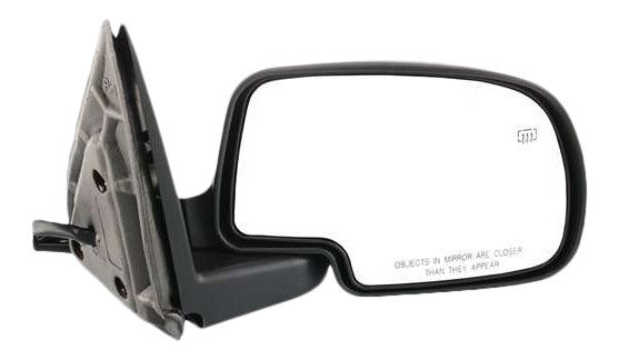 Power Mirror for Chevrolet Silverado/GMC Sierra 2003-2007, Right (Passenger) Side, Non-Towing, Manual Folding, Heated, Paintable, without Memory, with Puddle and Signal Light, Fits 2007 Classic, Replacement