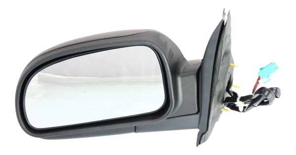 Power Folding Heated Mirror for 2002-2009 Chevrolet Trailblazer, Left (Driver), Textured, without Signal Light, Replacement
