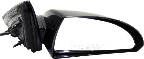 Replacement Right (Passenger) Mirror for Chevrolet Impala 2006-2013 / Impala Limited 2014-2016, Power Adjustable, Non-Folding, Non-Heated, Paintable, with Smooth Black Base