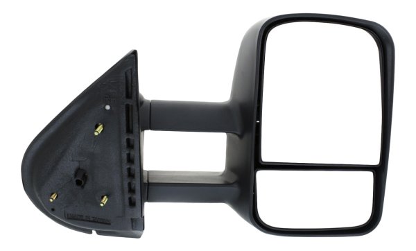Towing Mirror Right (Passenger) for Chevrolet Silverado (2007-2013) and Suburban (2007-2014), Manual Adjust & Folding, Non-Heated, Textured, Without Memory, With Puddle & Signal Light, Replacement