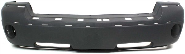 Front Bumper Cover for 2005-2007 Dakota, Textured with Molding Holes and Fog Light Holes, Replacement