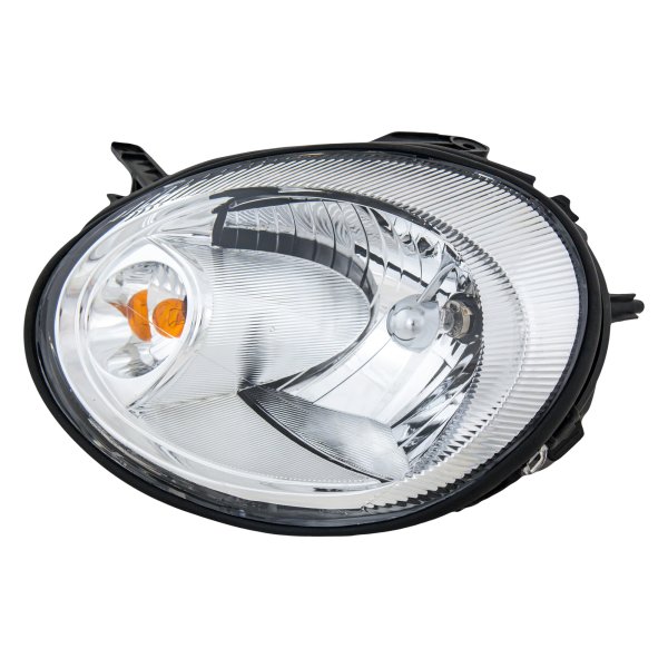 Headlight Assembly for Dodge Neon 2003-2005, Left (Driver), Halogen, Chrome Interior, New Body Style, Replacement