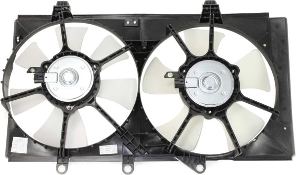 Radiator Fan Shroud Assembly for Dodge Neon 2004-2005, Automatic Transmission, Dual Fan, 4 Speed, 2.0L Engine, Replacement