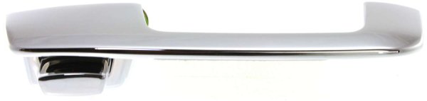 Exterior Front Door Handle for Dodge Full Size P/U 1978-1993, Right (Passenger), Metal, Chrome, Compatible with Rear, Replacement
