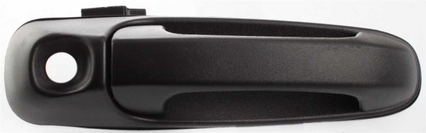 Front Exterior Door Handle for Dodge Full Size Pick-Up 2002-2009/Dakota 2005-2011, Right (Passenger), Textured Black, with Keyhole, Replacement