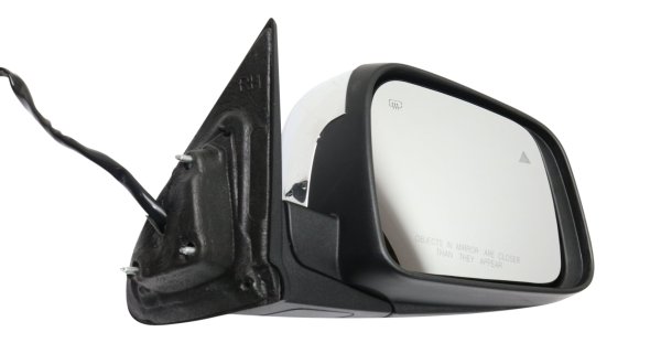 Power Side Mirror for Dodge Durango 2011-2022, Right (Passenger), Manual Folding, Heated, Chrome Finish, with Blind Spot Detection, Memory Function, and Signal Light, without Auto Dimming, Replacement