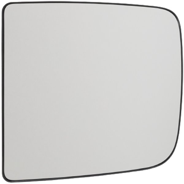 Mirror Glass for Dodge RAM 1500 (2010-2018), 2500/3500 (2010-2022), Left (Driver), Upper, Non-Heated, Towing, without Auto Dimming, Signal Light, Blind Spot Sensor Holes, Includes 1500 Classic (2019-2022), Replacement