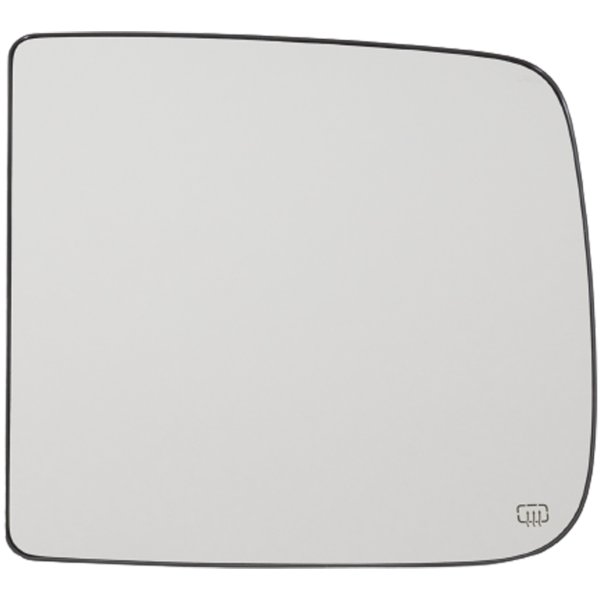 Mirror Glass for Dodge RAM 1500 2010-2022/2500 2010-2018, Upper Towing, Heated, Left (Driver), Without Auto Dimming, Signal Light, Blind Spot Sensor Holes, Includes 2019-2022 1500 Classic, Replacement