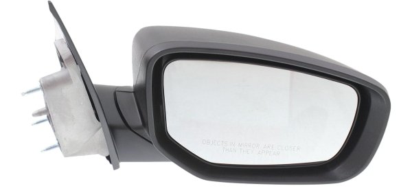 Manual Adjust Right (Passenger) Mirror for Dodge Dart 2013-2015, Manual Folding, Non-Heated, Textured, without Puddle and Signal Lights, Replacement