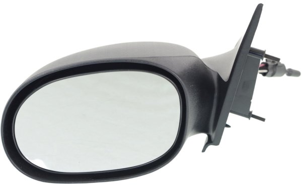 Manual Remote Mirror for Dodge Neon 2000-2005, Left (Driver), Non-Folding, Non-Heated, Paintable, Replacement