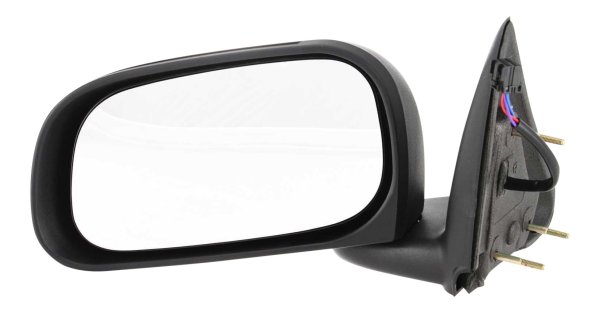 Power Heated Mirror for Dodge Dakota 2005-2011, Mitsubishi Raider 2006-2009, Left (Driver), Manual Folding, Textured, 6 x 9 in., Replacement