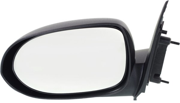 Manual Adjust Left (Driver) Side Mirror for Dodge Caliber 2007-2012, Non-Folding, Non-Heated, Textured, Replacement