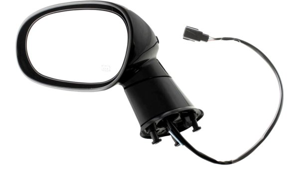 Power Mirror for Dodge Challenger 2008-2012, Left (Driver), Manual Folding, Heated, Paintable, Replacement