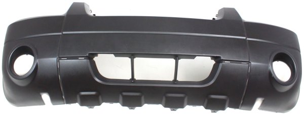 Front Bumper Cover for 2005 Ford Escape XLT Sport with Fender Flares, Textured, with Fog Light Holes, Replacement