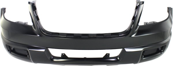 Front Bumper Cover for 2003 Ford Expedition, Primed (Ready to Paint), with Absorber, Eddie Bauer Model, Replacement