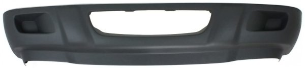 Front Lower Valance Panel for 2001-2003 Ranger, Primed (Ready to Paint), Excluding STX Model, Without Fog Light Holes, Replacement