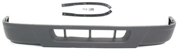 Front Lower Valance for Ford Ranger 2004-2005, Textured Plastic Panel without Fog Light Holes, 2WD (Two-Wheel Drive), Excluding STX Model, Replacement