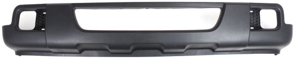 Front Lower Valance Panel for 2006-2007 Ford Ranger, Textured Surface, Excludes STX Model, with Fog Light Holes, Replacement