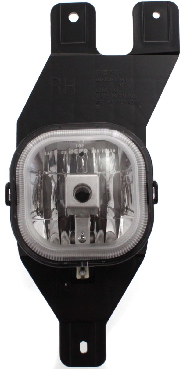 Front Fog Light Assembly for Ford F-Series Super Duty (1999-2004)/Excursion (2001-2004), Right (Passenger), Factory Installed, Replacement - Fits Models F-250, F-350, F-450, F-550.