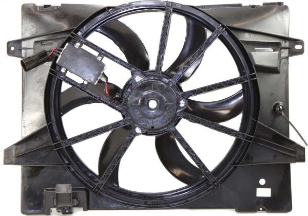 Radiator Fan Shroud Assembly for Ford Crown Victoria 2006-2011, with Control Module, Replacement