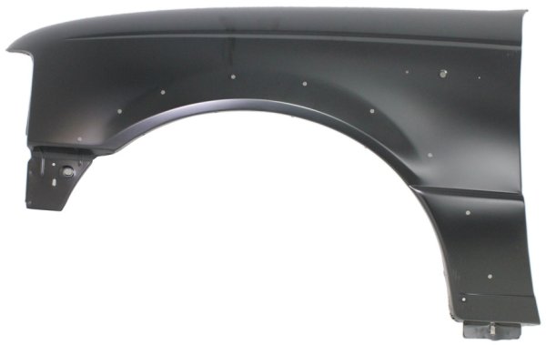 Front Fender for 2004-2005 Ford Ranger, Left (Driver) Side, Primed (Ready to Paint) with Wheel Opening Molding Holes, Replacement