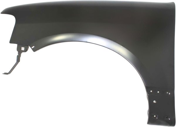 Front Fender for Ford Expedition/Lincoln Navigator 2007-2017, Left (Driver), Primed (Ready to Paint), with Wheel Opening Molding Holes, Replacement