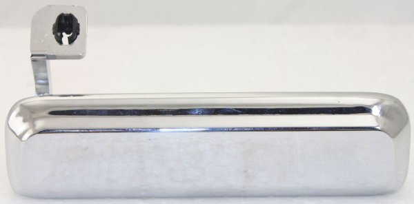 Exterior Front Door Handle for Ford Mustang 1979-1993 and Ranger 1983-1992, Right (Passenger), Zinc Chrome, Metal, w/o Keyhole, Replacement