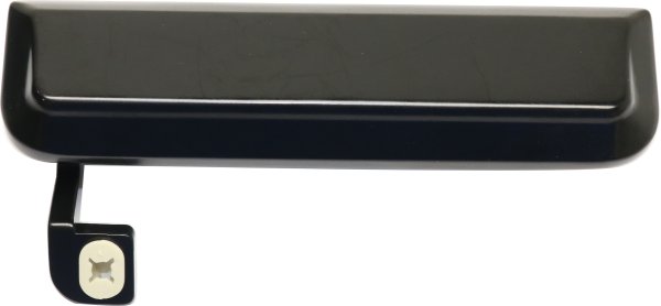 Exterior Front Door Handle for Ford Mustang (1979-1993), Ranger (1983-1992), Left (Driver), Zinc Black, Metal, w/o Keyhole, Replacement