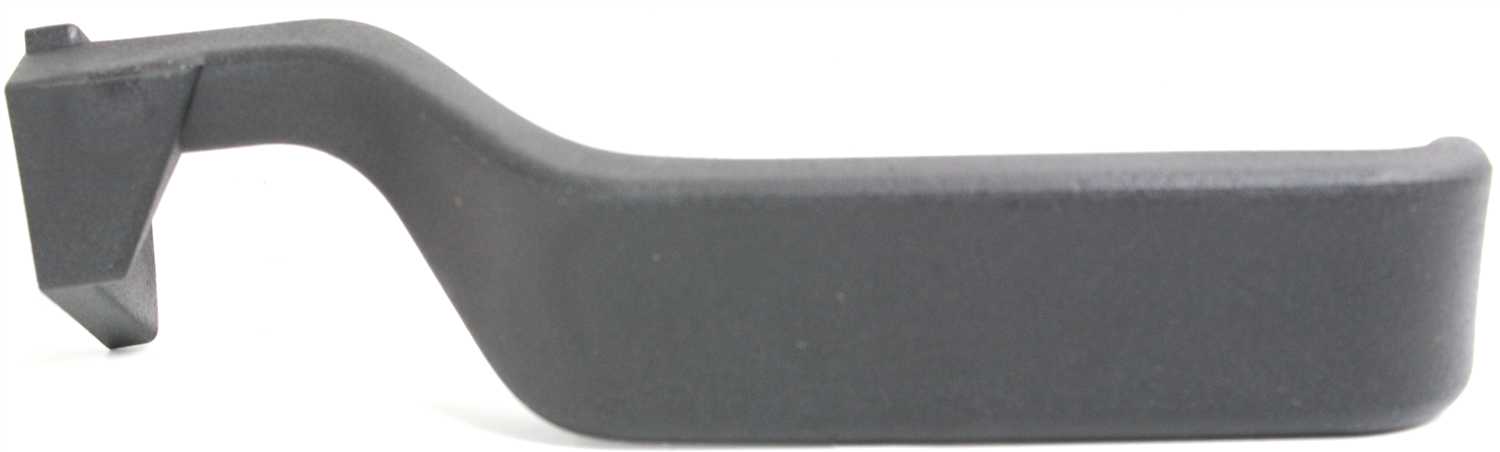 Front Interior Door Handle for Ford F-Series 1987-1996, Right (Passenger), Black Plastic, Also Fits Rear, Replacement