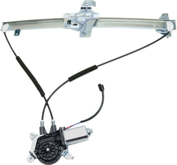 Power Front Window Regulator with Motor for Ford Econoline Van 1992-2014, Left (Driver), Replacement