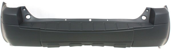 Rear Bumper Cover Primed (Ready to Paint) for Ford Escape 2005-2007, Excludes 2005-2006 XLS/No Boundaries with Fender Flares, Replacement
