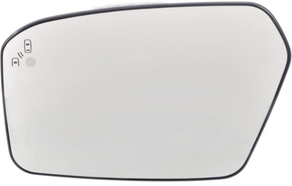 2010 - 2012 Ford Fusion Side View Mirror Glass - Left (Driver)