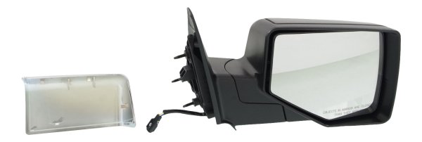 Power Mirror for Ford Ranger 2006-2011, Right (Passenger) Side, Manual Folding, Non-Heated, Chrome/Paintable with 2 Caps, Replacement