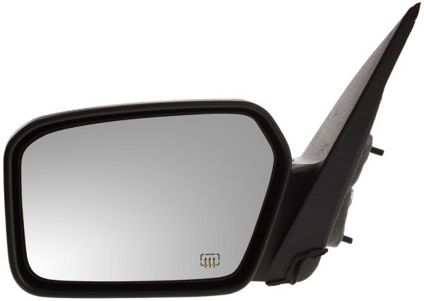 Power Mirror for 2006-2010 Ford Fusion and 2006-2009 Mercury Milan, Left (Driver), Non-Folding, Heated, Paintable/Textured, 2 Caps without Puddle Light, Excludes Hybrid Model, Replacement